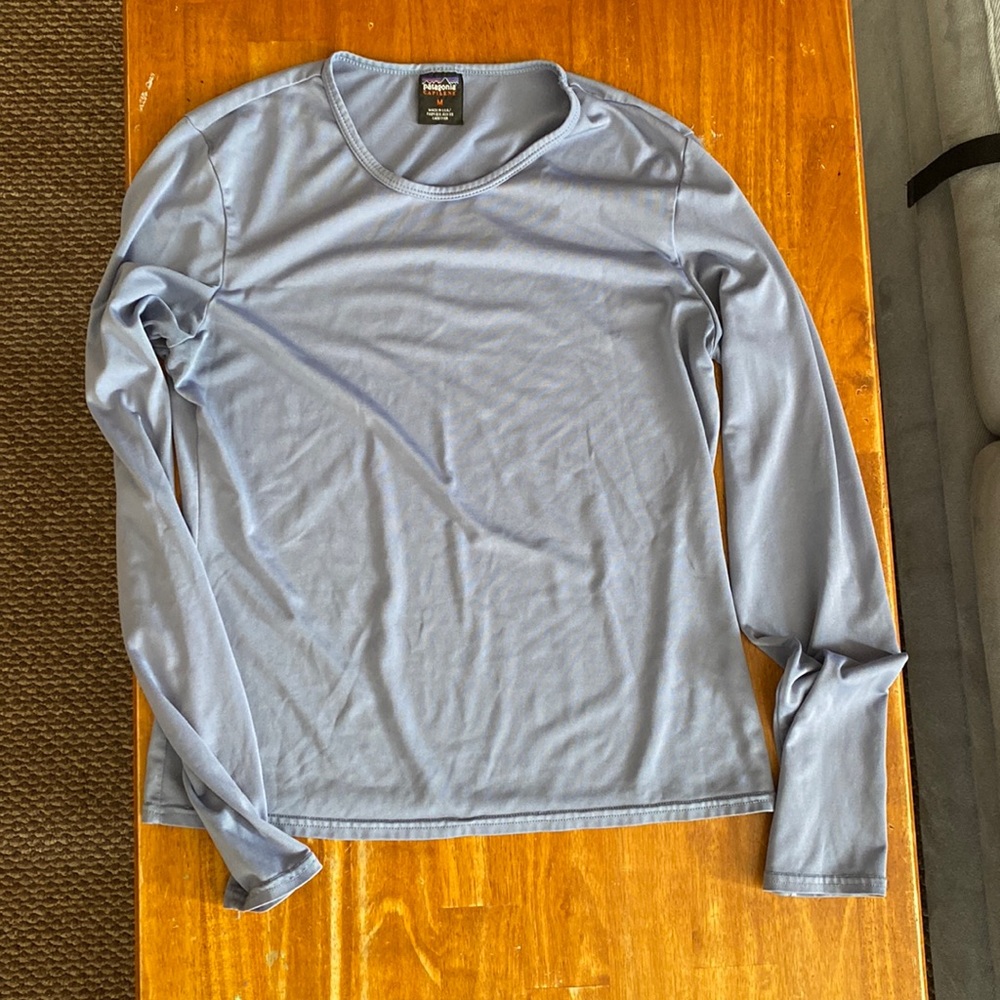 Blue Patagonia Capilene Baselayer
